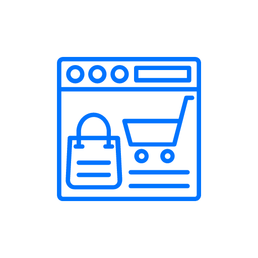 eCommerce Web Design Development Icon